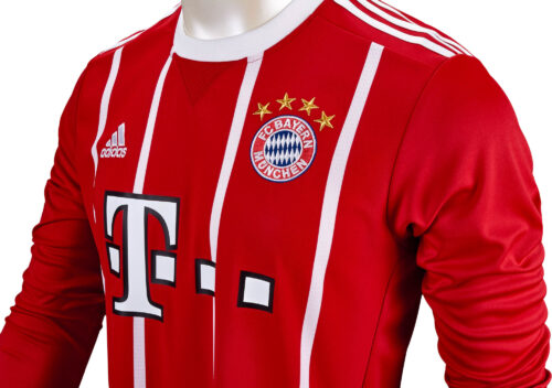 adidas Bayern Munich L/S Home Jersey 2017-18