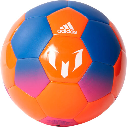 adidas Messi Soccer Ball – Blue/Solar Orange
