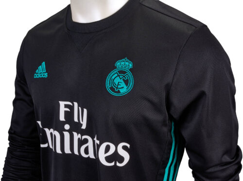 adidas Real Madrid L/S Away Jersey 2017-18