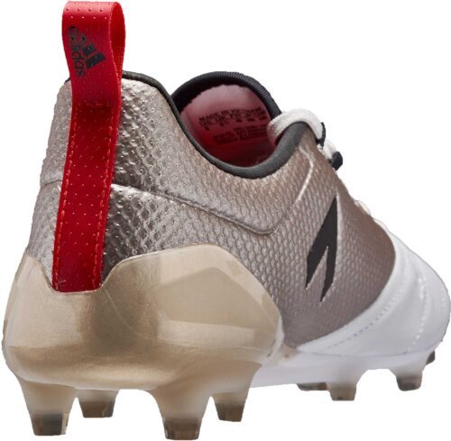 adidas Womens ACE 17.1 FG – Metallic Platinum/Red