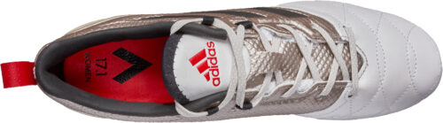 adidas Womens ACE 17.1 FG – Metallic Platinum/Red