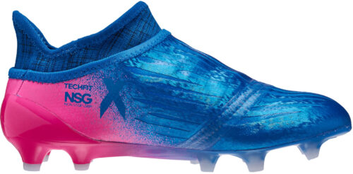 adidas Kids X 16  Purechaos FG – Blue/Shock Pink