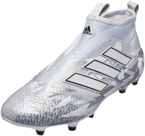 adidas Kids ACE 17  Purecontrol FG – Clear Grey/White