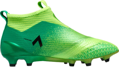 adidas Kids ACE 17 Purecontrol FG Green ACE Cleats