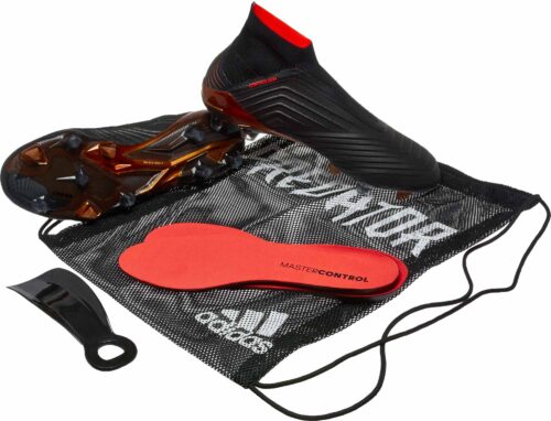 adidas Predator 18  FG – Black/Solar Red