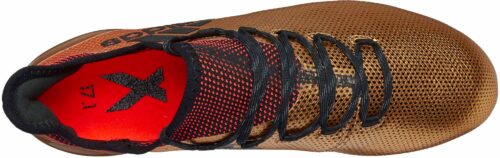 adidas X 17.1 FG – Tactile Gold Metallic/Solar Red
