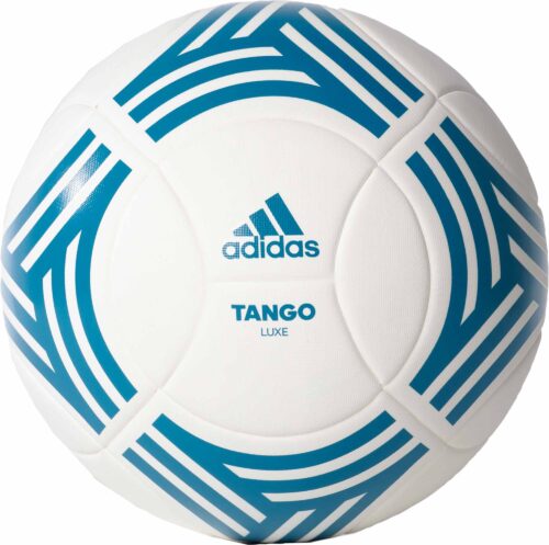adidas Tango Lux Match Soccer Ball – White/Mystery Petrol