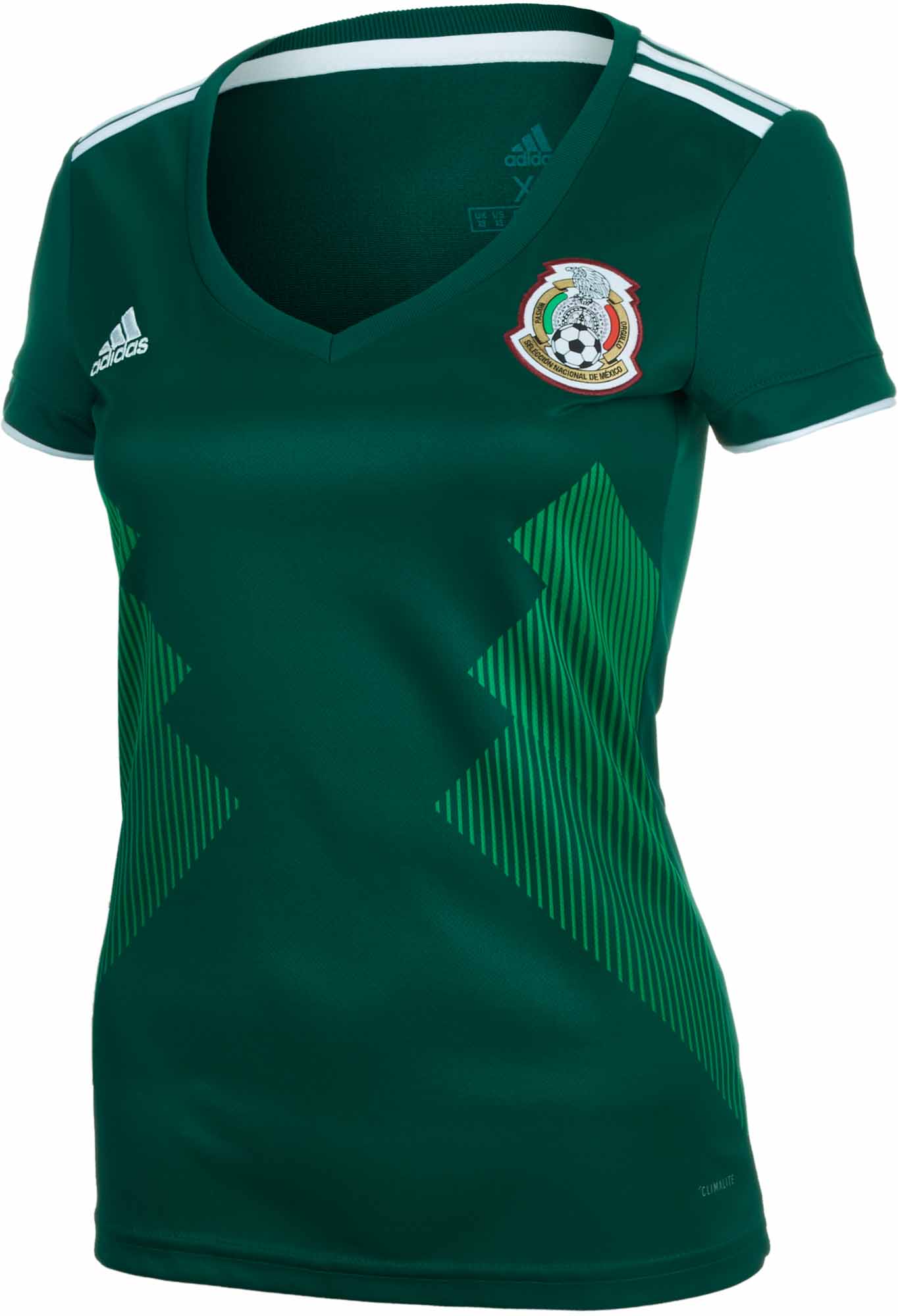 adidas Womens Mexico Home Jersey 2018-19