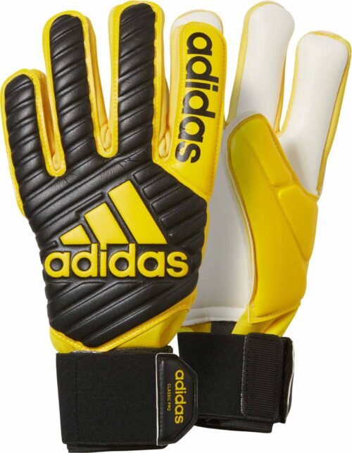 adidas Classic Pro Goalkeeper Gloves – Black/Yellow