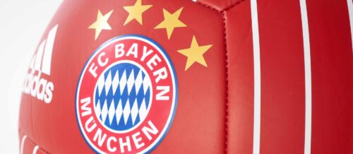 adidas Bayern Munich Soccer Ball – FCB True Red/White