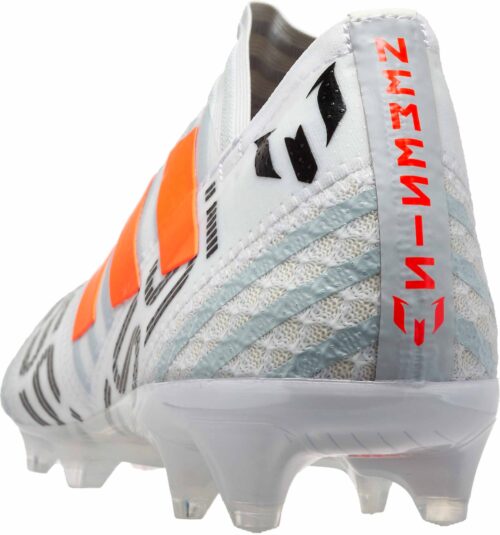 adidas Nemeziz Messi 17  360Agility FG – White/Solar Orange/Clear Grey