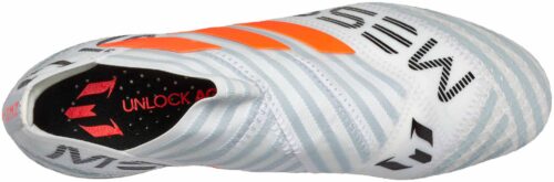 adidas Nemeziz Messi 17  360Agility FG – White/Solar Orange/Clear Grey