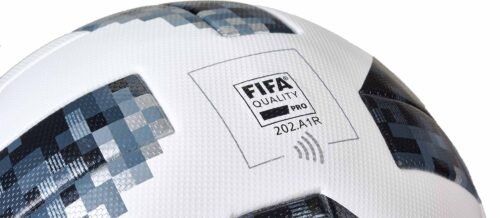 adidas Telstar 18 World Cup Match Ball – White with Metallic Silver