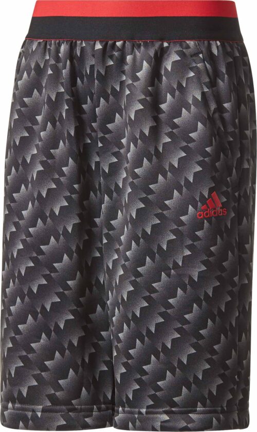 adidas Kids Manchester United Knit Short – Grey Three/Black