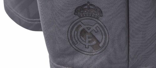 adidas Kids Real Madrid Knit Short – Grey Five/Black