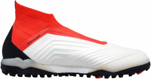 adidas Predator Tango 18  TF – White/Real Coral