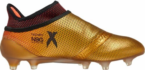 adidas Kids X 17  FG – Tactile Gold Metallic/Solar Red