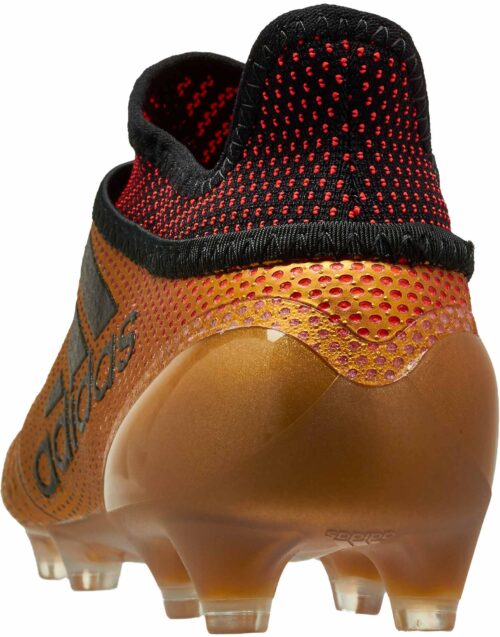 adidas Kids X 17  FG – Tactile Gold Metallic/Solar Red