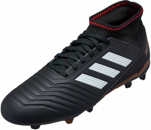 adidas Kids Predator 18.3 FG – Black/Solar Red