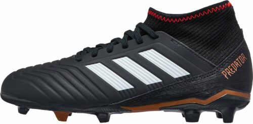 adidas Kids Predator 18.3 FG – Black/Solar Red