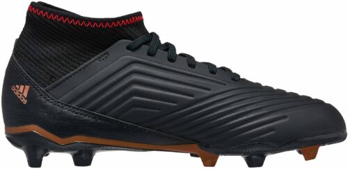 adidas Kids Predator 18.3 FG – Black/Solar Red