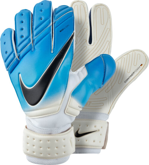Nike Premier SGT Goalkeeper Gloves – White/Photo Blue