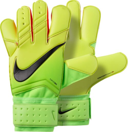 Nike Vapor Grip 3 Goalkeeper Gloves – Electric Green/Volt