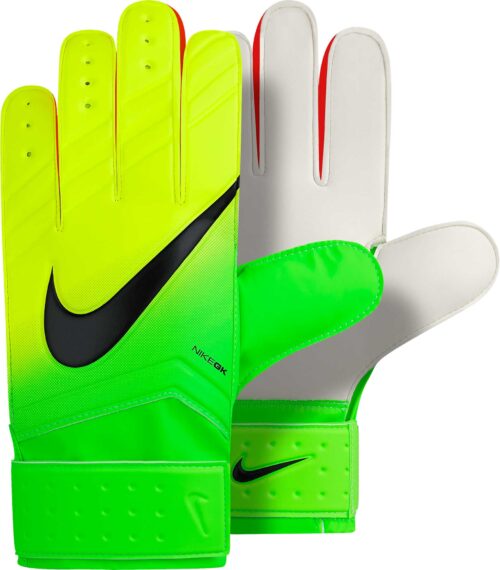 Nike Match Goalkeeper Gloves – Electric Green/Volt