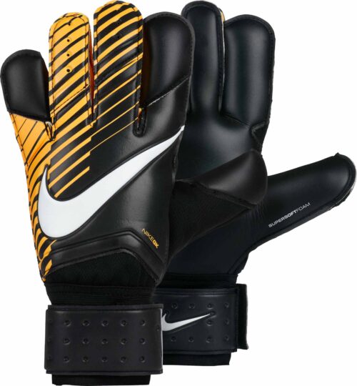 Nike Grip3 Goalkeeper Gloves – Black/Laser Orange