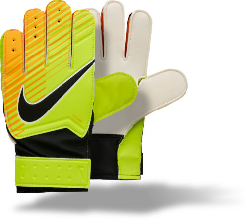 Nike Kids Match Goalkeeper Gloves – Volt/Laser Orange