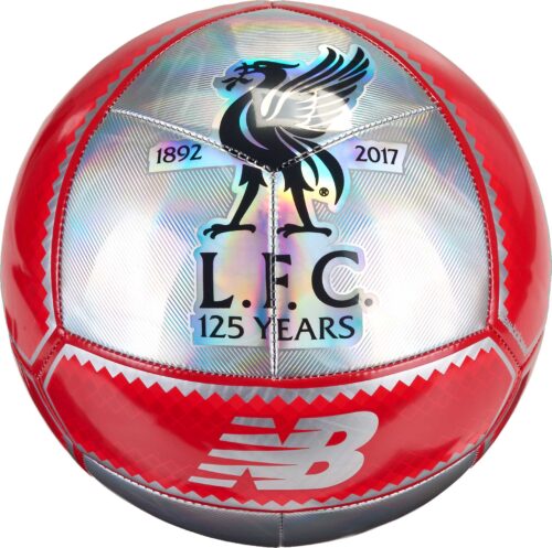 New Balance Liverpool 125th Anniversary Dispatch Soccer Ball – Silver