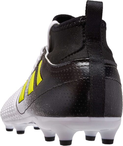 adidas Kids ACE 17.3 FG – White/Solar Yellow