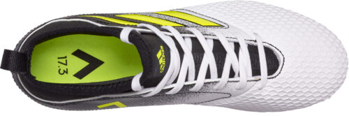adidas Kids ACE 17.3 FG – White/Solar Yellow