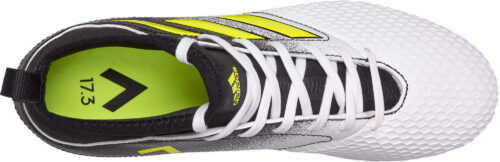 adidas Kids ACE 17.3 FG – White/Solar Yellow