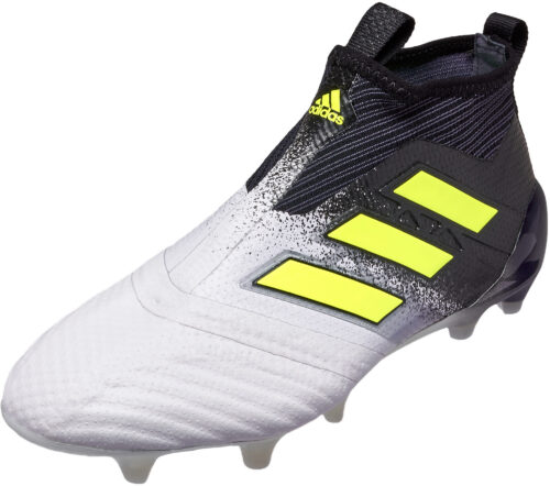 adidas Kids ACE 17  Purecontrol FG – White/Solar Yellow