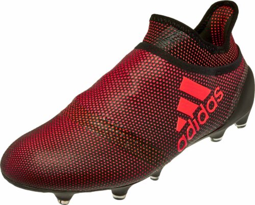 adidas X 17  PureSpeed FG – Core Black/Solar Red