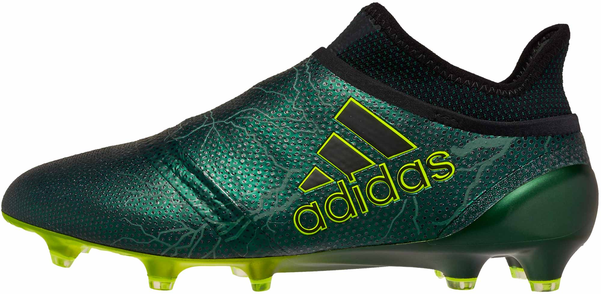 adidas X 17 PureSpeed FG - Black \u0026 Solar Yellow - SoccerPro.com