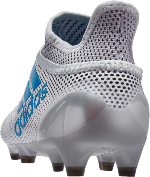 adidas Kids X 17  PureSpeed FG – White/Energy Blue