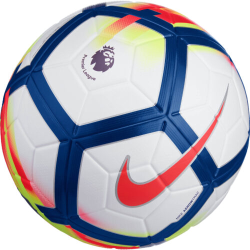 Nike Ordem V Match Soccer Ball – Premier League – White/Crimson