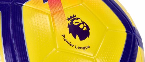 Nike Ordem V Hi-vis Match Ball – Premier League – Yellow/Crimson