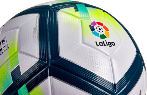 Nike Ordem V Match Ball – La Liga – White/Turquoise