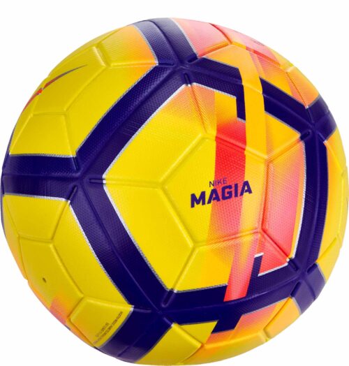 Nike Magia Hi-vis Soccer Ball – Yellow/Crimson