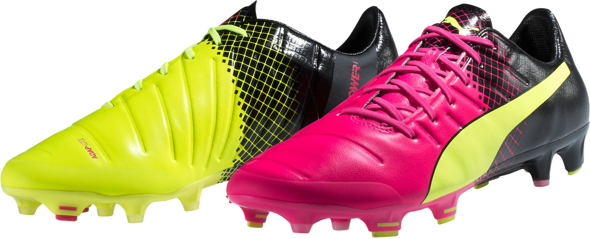 puma evopower pink and yellow