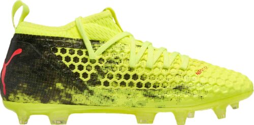 PUMA Future 18.2 Netfit FG – Fizzy Yellow/Red Blast