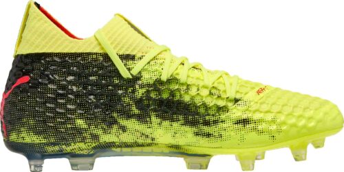 PUMA Future 18.1 Netfit FG – Fizzy Yellow/Red Blast