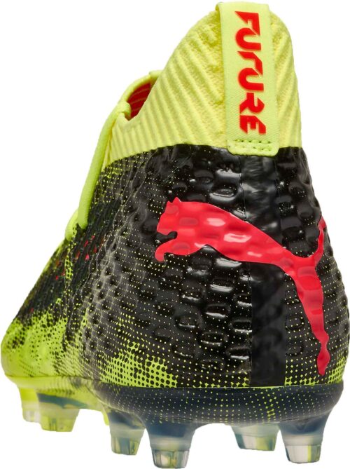 PUMA Future 18.1 Netfit FG – Fizzy Yellow/Red Blast