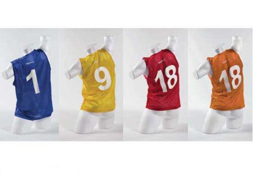 KwikGoal Numbered Tryout Vests – Set of 18