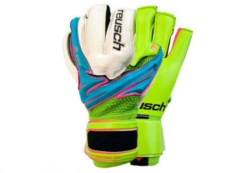 Reusch Argos Deluxe M1 Goalkeeper Gloves  Bluebird/Lime