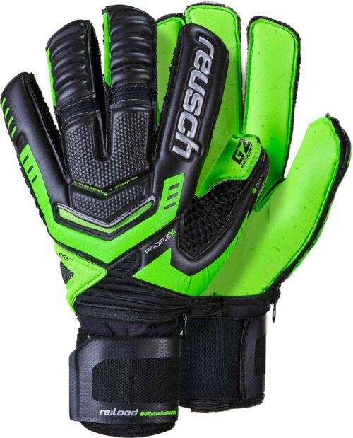 Reusch RE:LOAD Supreme G2 Ortho-Tec Goalkeeper Gloves – Black/Green