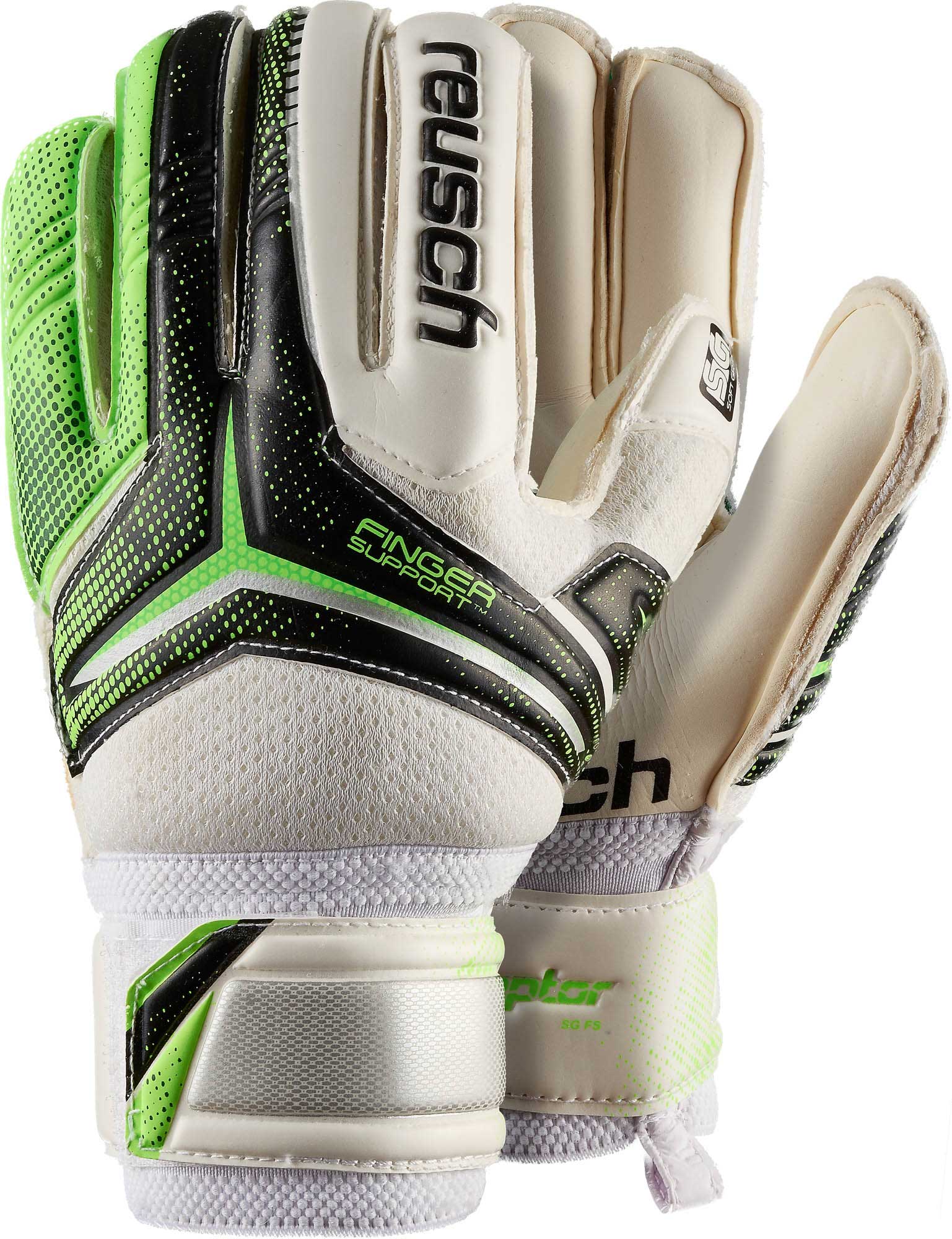 Reusch RE:CEPTOR SG Gloves - Black Soccer Goalie Gloves